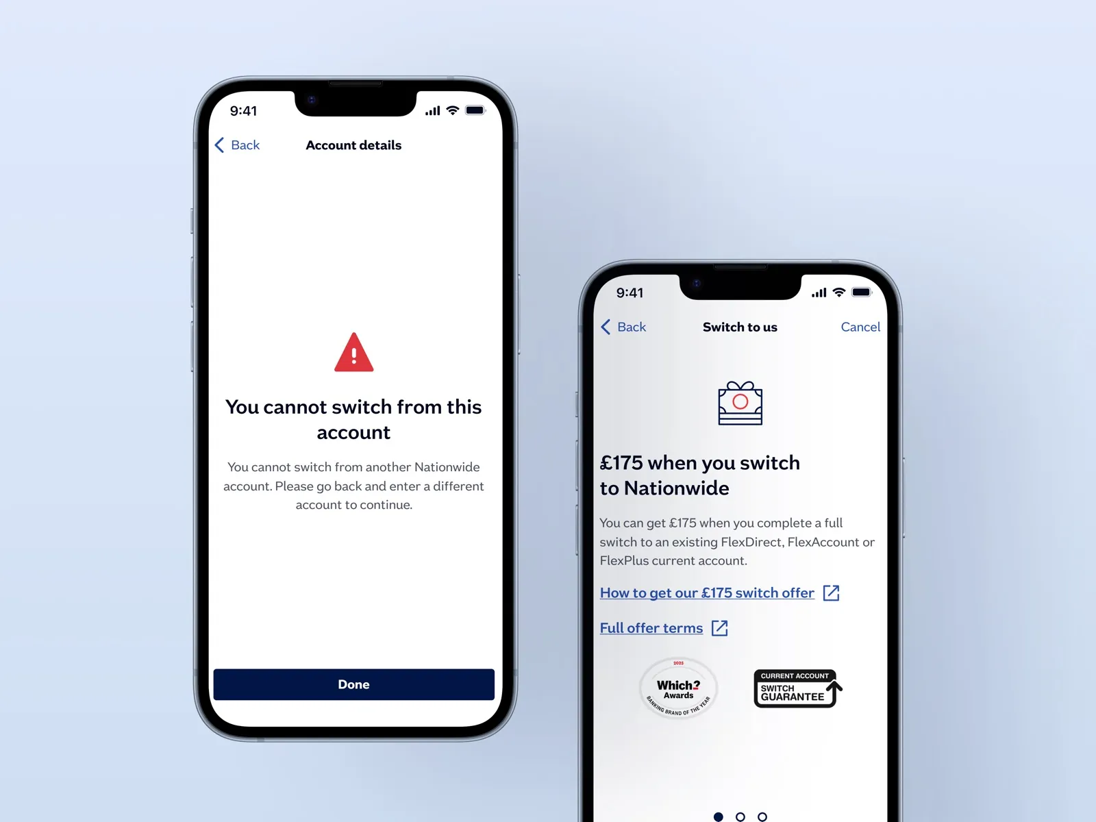 Redesigned mobile CASS screen — logical sequencing and progressive disclosure