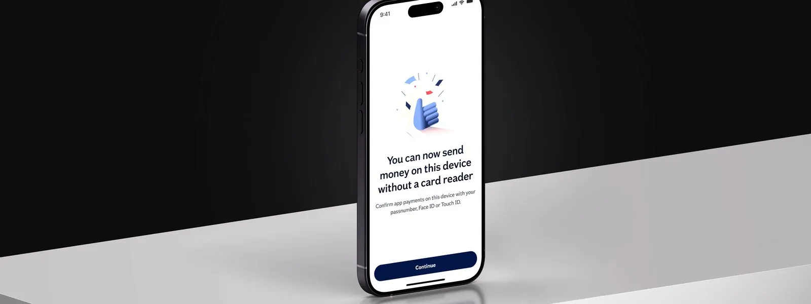 Nationwide Building Society mobile banking app design work — cover visual